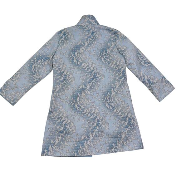 Grace Chuang Art to Wear/Artsy Crane/Bird Print Dressy Jacket Women's SZ XS - Picture 4 of 7